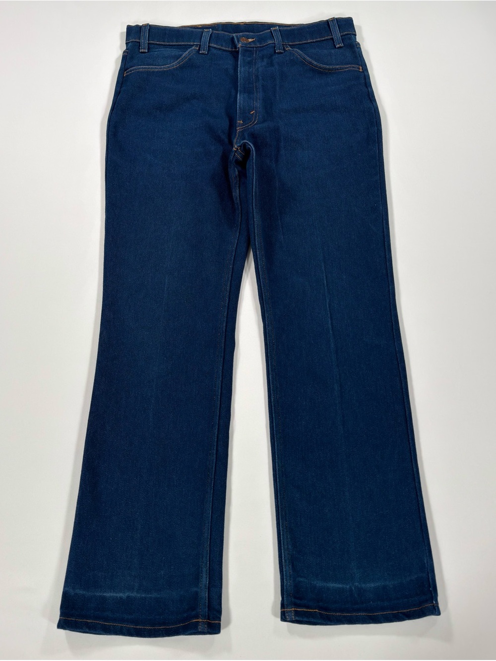 Vintage 80s Levis Action Jeans Mens 36x31 USA Made Orange Tab Dark Wash Pants